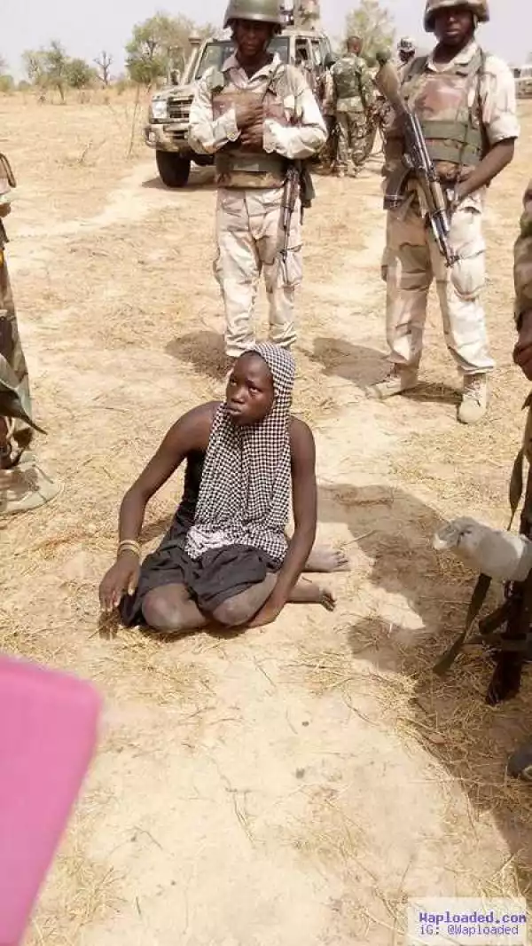 See Suspected Female Boko Haram Member Captured During Operation (Photos)